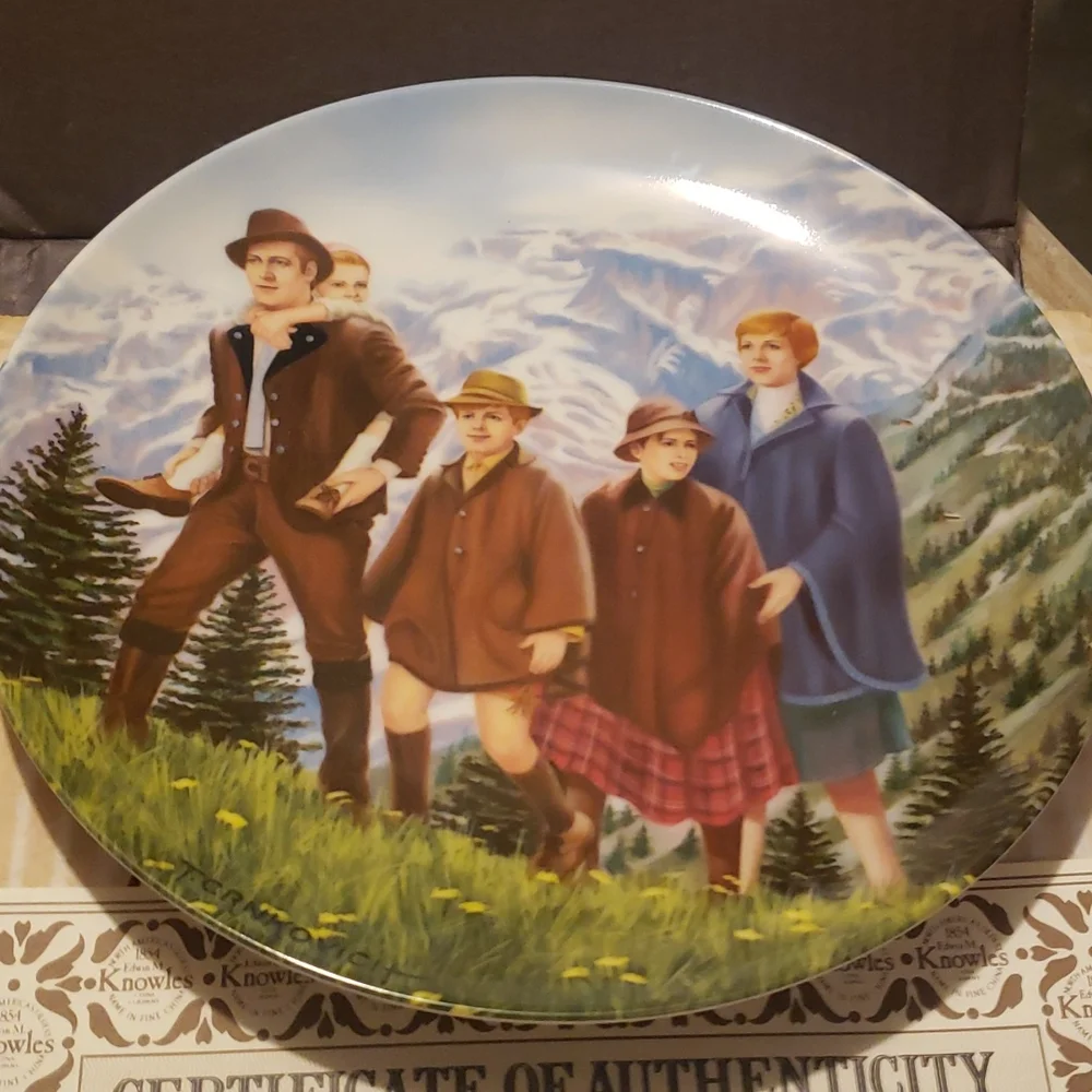CLIMB EVRY MOUNTAIN THE SOUND OF MUSIC COLLECTOR PLATE - Picture 2 of 6